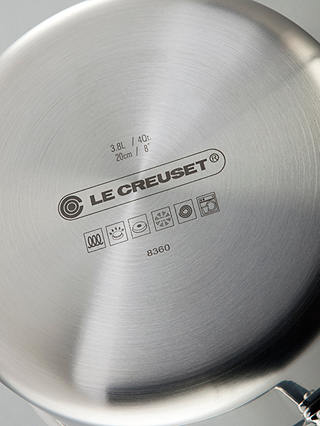 Le Creuset 3-Ply Stainless Steel Saucepan Set, 3-Piece