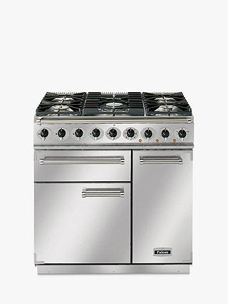 Falcon 900 Deluxe Dual Fuel Range Cooker, Stainless Steel