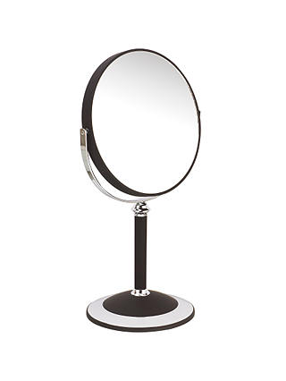 John Lewis & Partners 7x Magnification Shaving Mirror, Black
