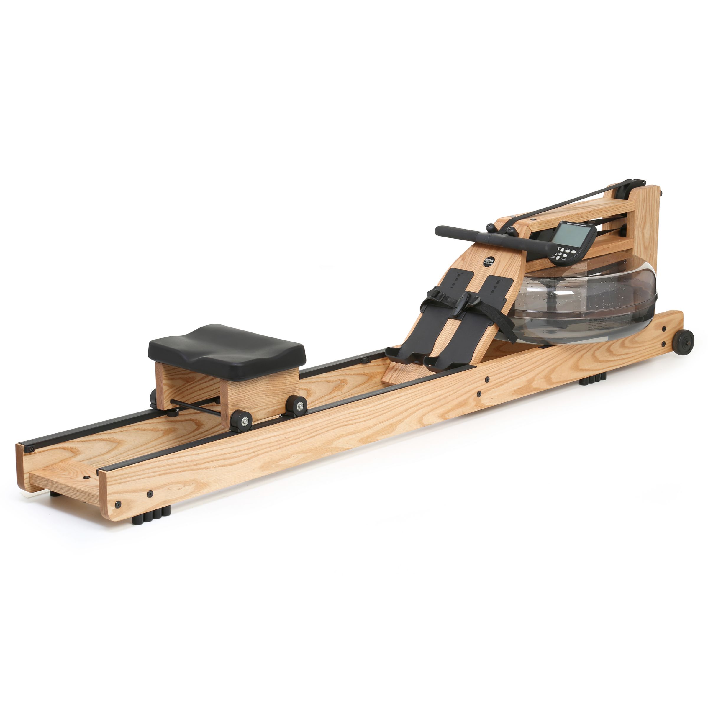 WaterRower Natural Rowing Machine with S4 Performance Monitor, Ash