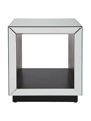 John Lewis Astoria Mirrored Cube Side, Mirrored Cube Table Uk