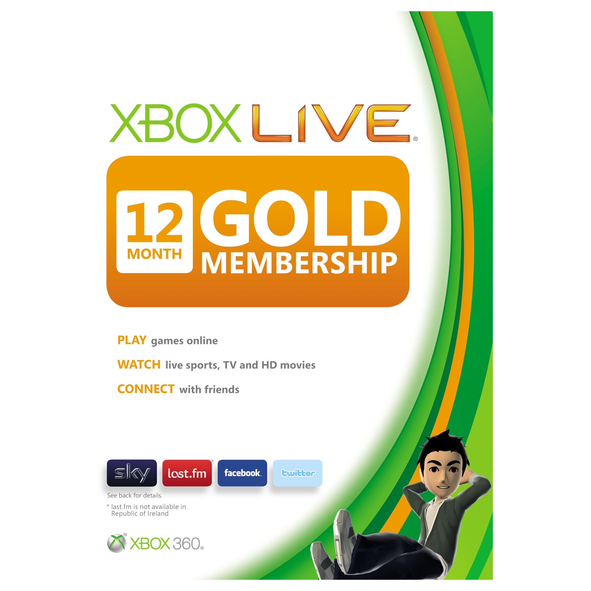 xbox live monthly membership