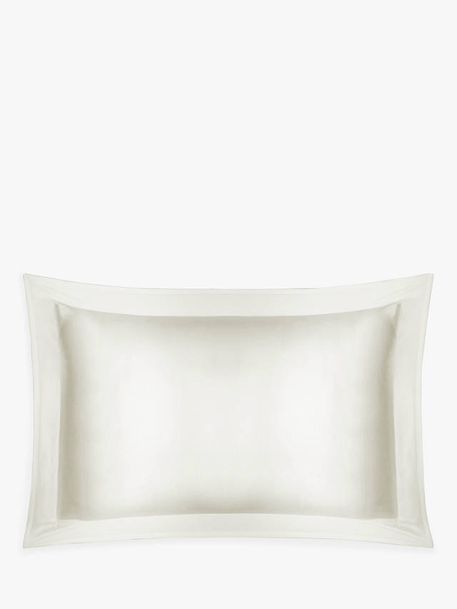 John Lewis & Partners Silk Oxford Pillowcase, Ivory