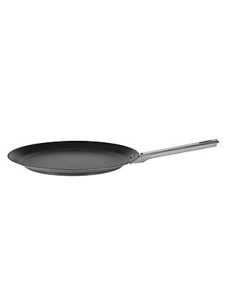 John Lewis & Partners Speciality Stainless Steel Non Stick 28cm Pancake / Crepe Pan
