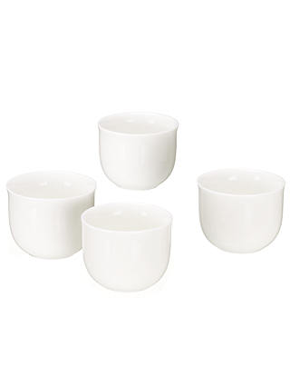 Queensberry Hunt for John Lewis White Bone China Egg Cups, Box of 4