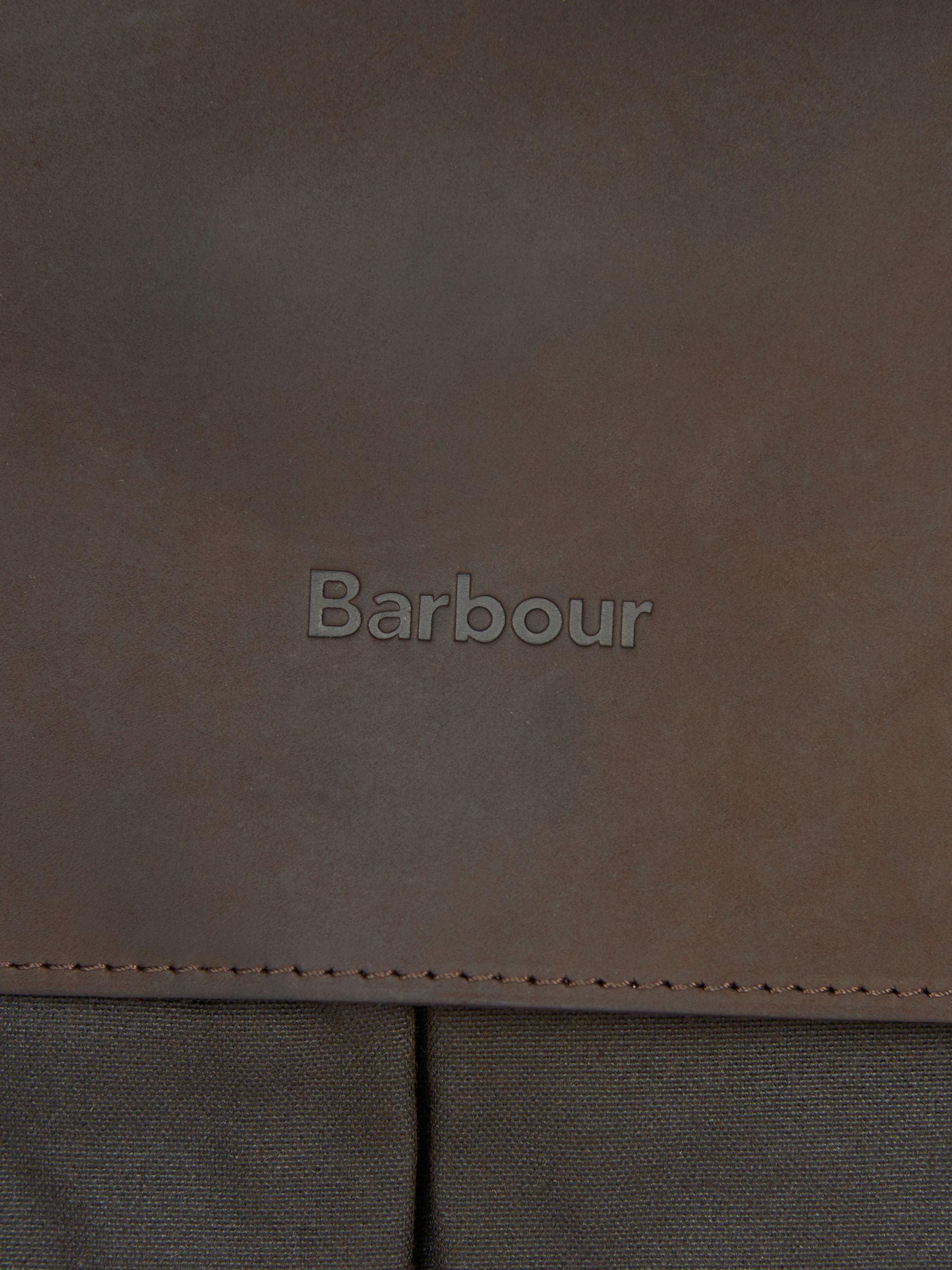 Barbour Wax Cotton and Leather Trim 