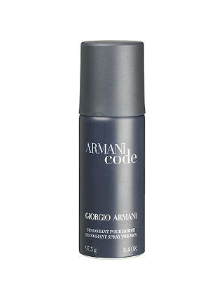 Giorgio Armani Black Code For Men Deodorant Spray, 150ml