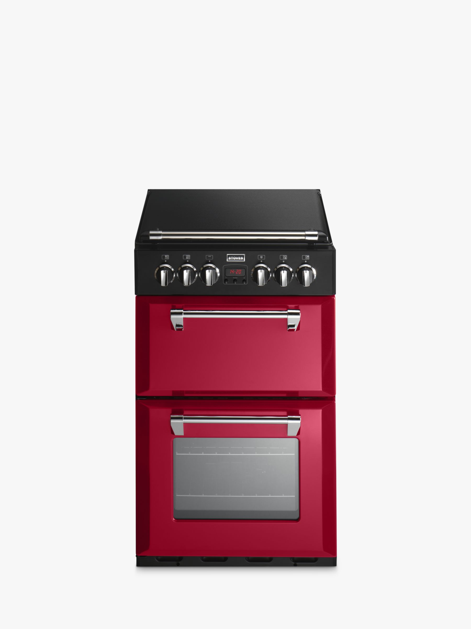 red electric cooker 55cm