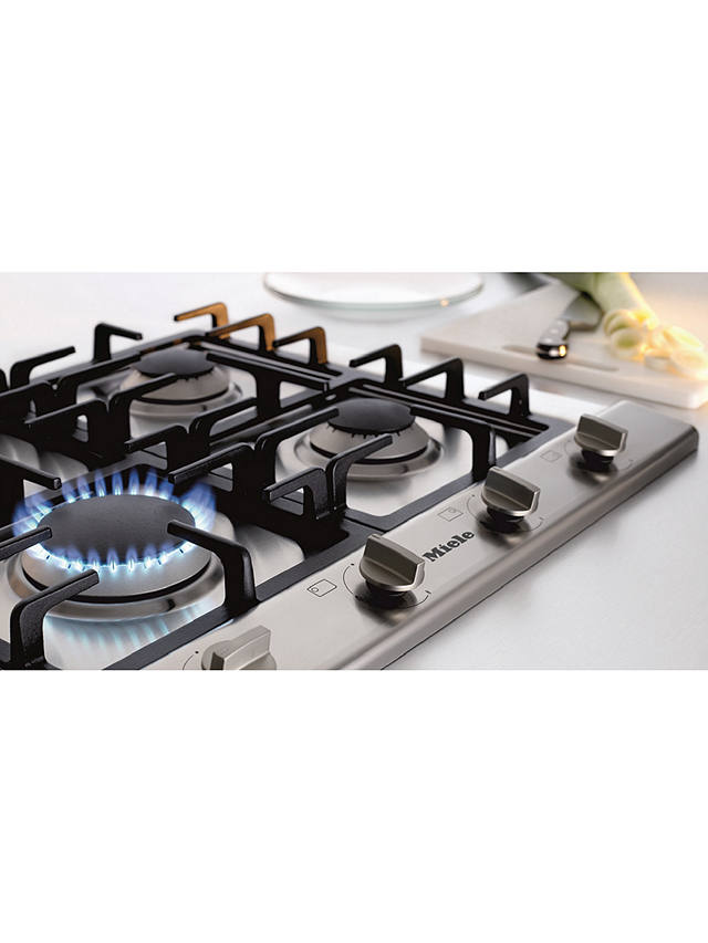 Buy Miele KM2010 Gas Hob, Stainless Steel Online at johnlewis.com