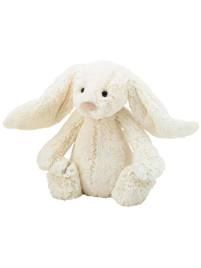 Jellycat Bashful Bunny Soft Toy, Medium, Cream