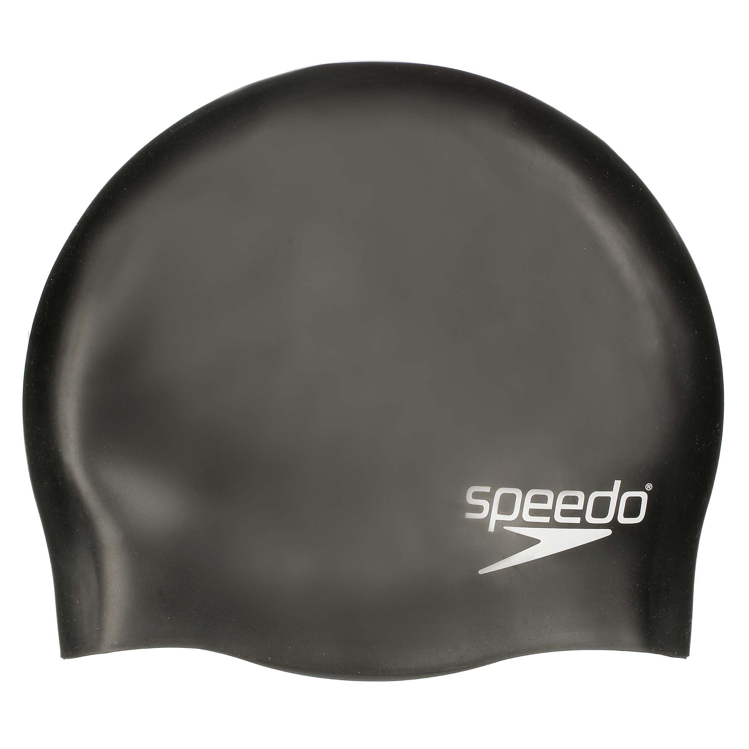 Buy Speedo Plain Silicone Swim Cap, Junior, Black Online at johnlewis.com