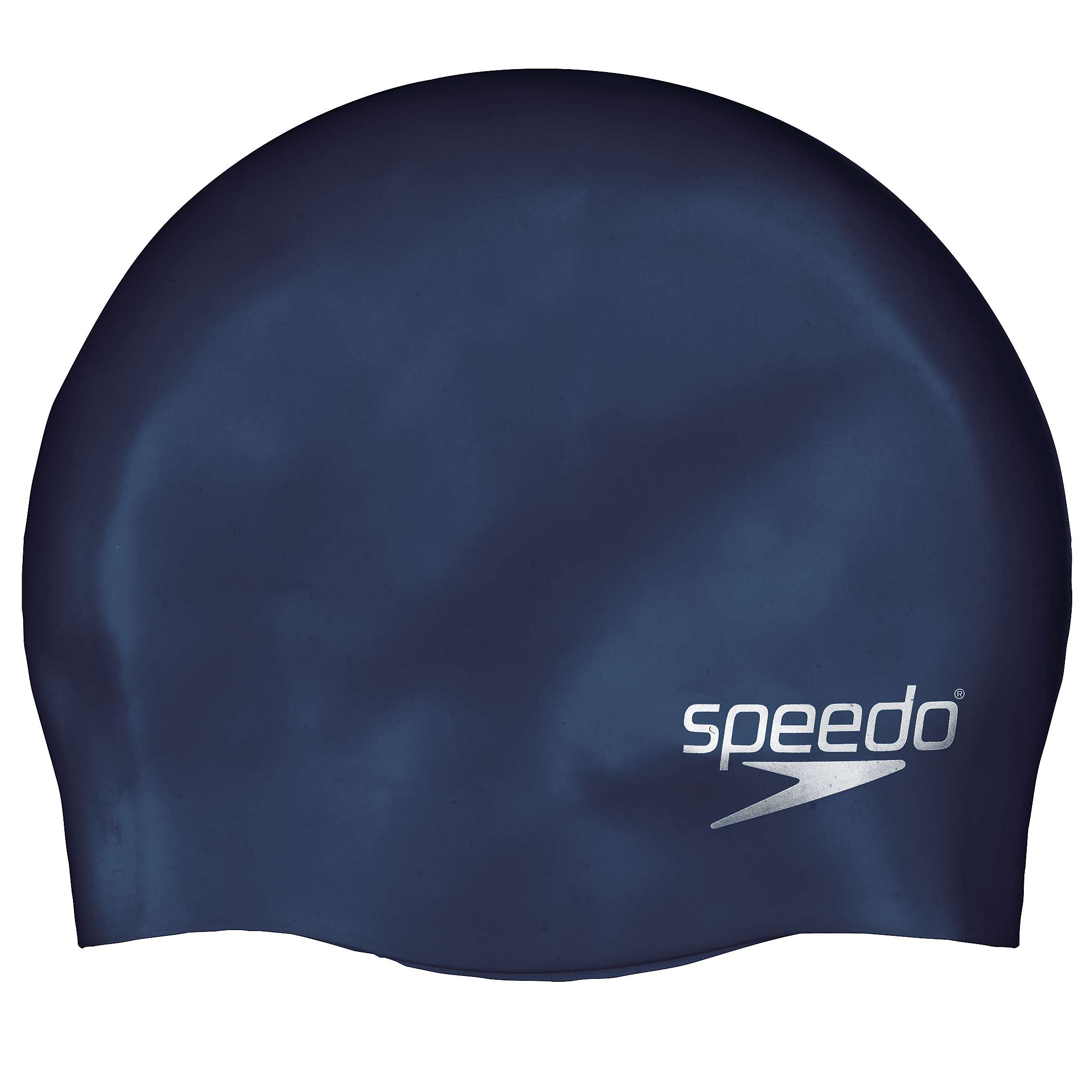 Buy Speedo Plain Silicone Swim Cap, Junior, Navy Online at johnlewis.com