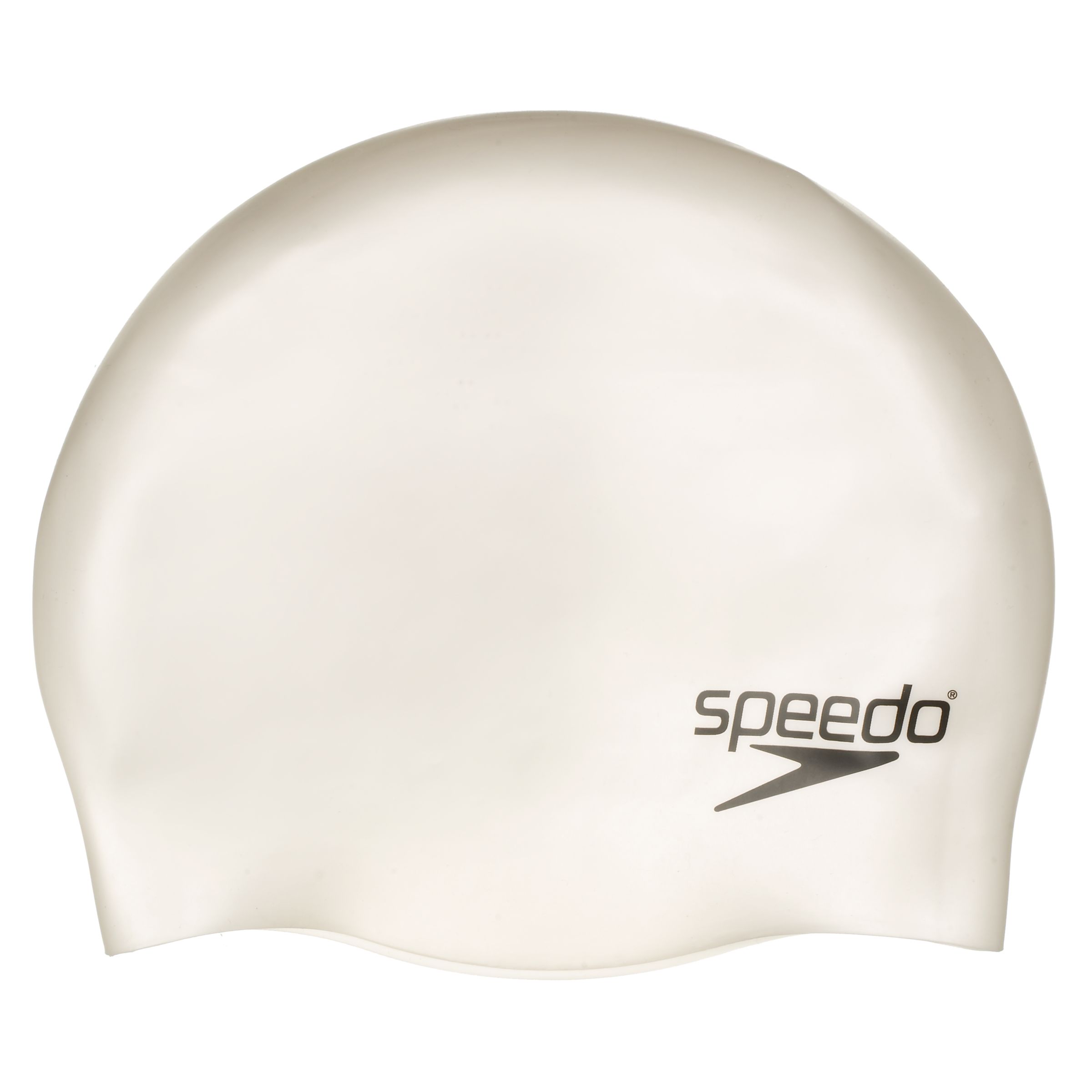Details about   Speedo Solid Silicone Swim Cap JUNIOR White NEW Lightweight Won't Snag 