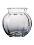 Dartington Crystal Florabundance Anenome Vase, H12.5cm, Clear