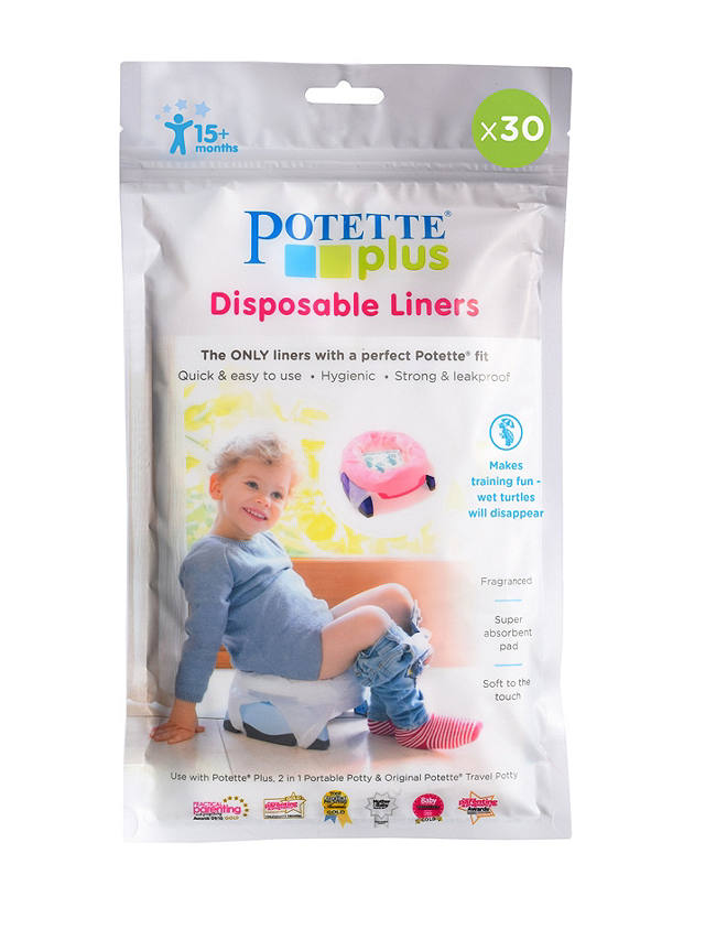 Potette Plus Travel Potty Liners, Pack of 30