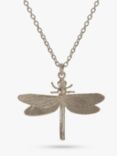 Alex Monroe Dragonfly Pendant Necklace, Silver