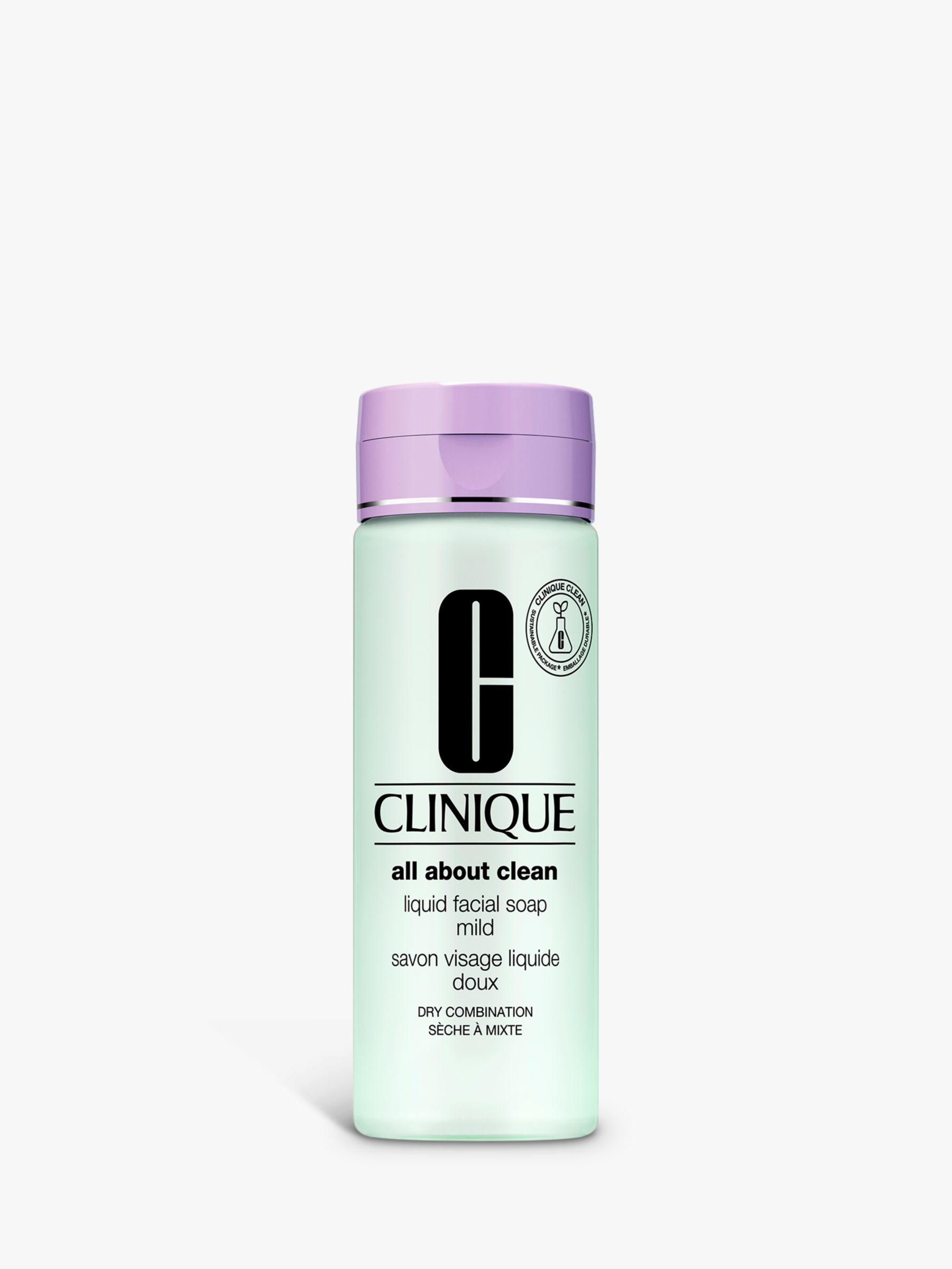 Clinique Liquid Facial Soap - Mild, 200ml at John Lewis & Partners