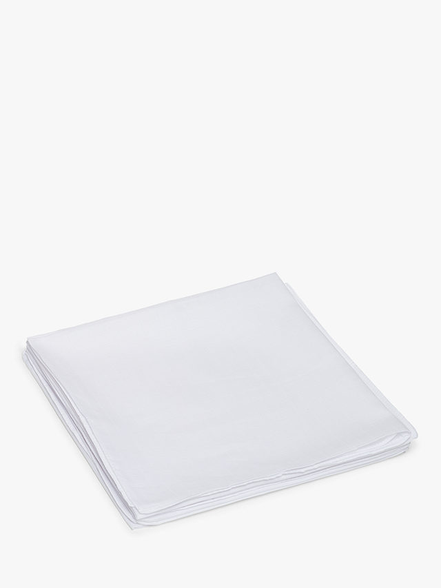 John Lewis ANYDAY Muslin Squares, Pack of 6, White