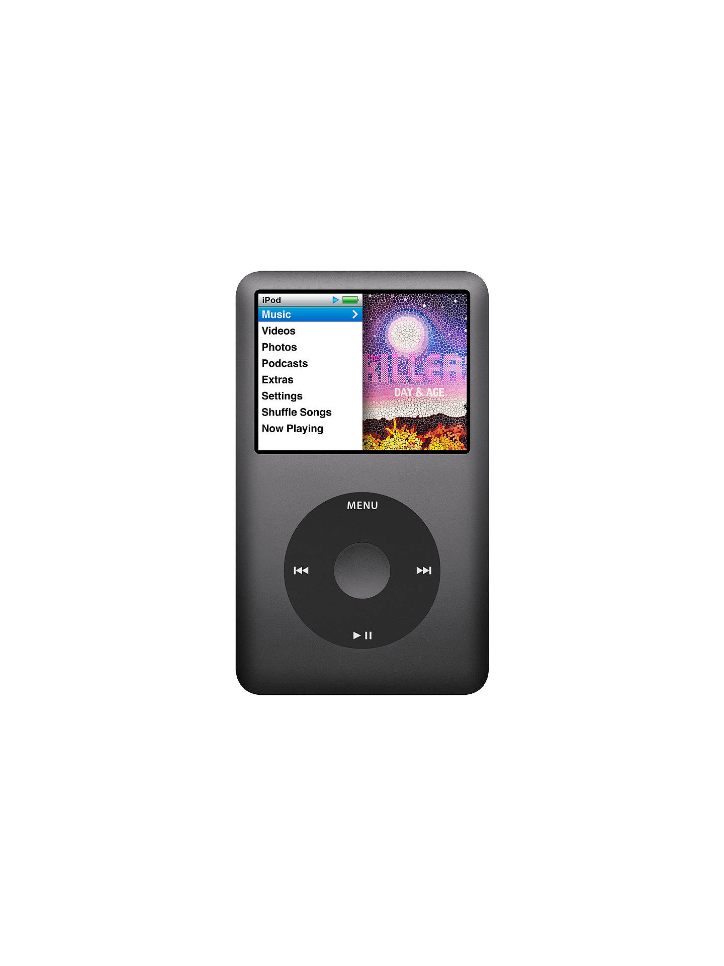 Apple iPod classic, 160GB, Black at John Lewis & Partners