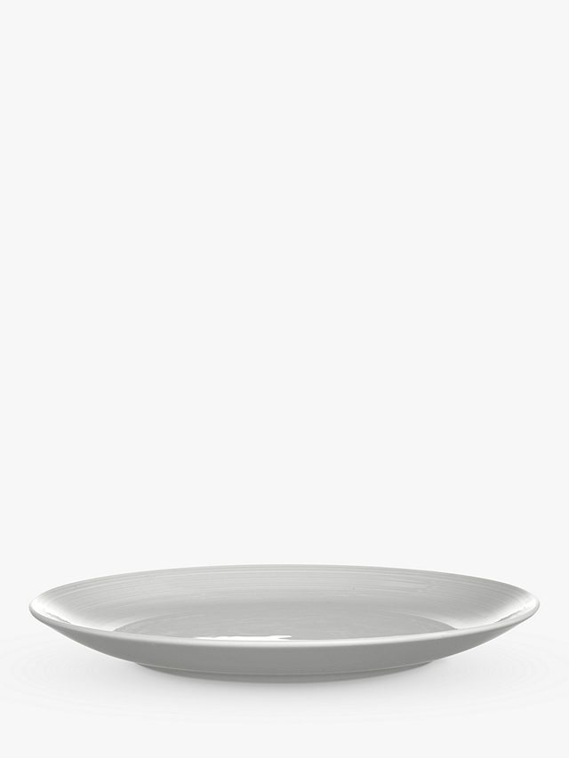 John Lewis Luna Fine China Salad Plate, Natural, 21.5cm