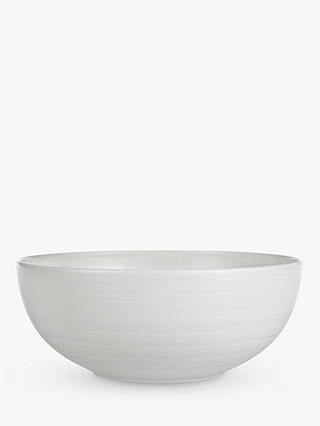 John Lewis & Partners Luna Fine China Cereal Bowl, Natural, 14.5cm