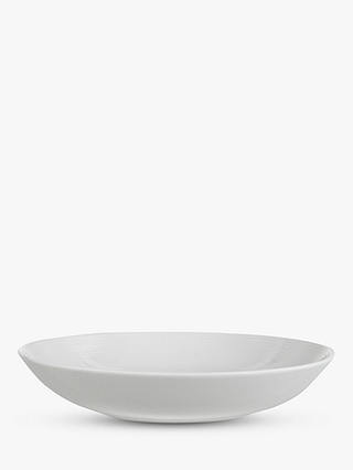John Lewis & Partners Luna Fine China Pasta Bowl, 23.5cm, Natural