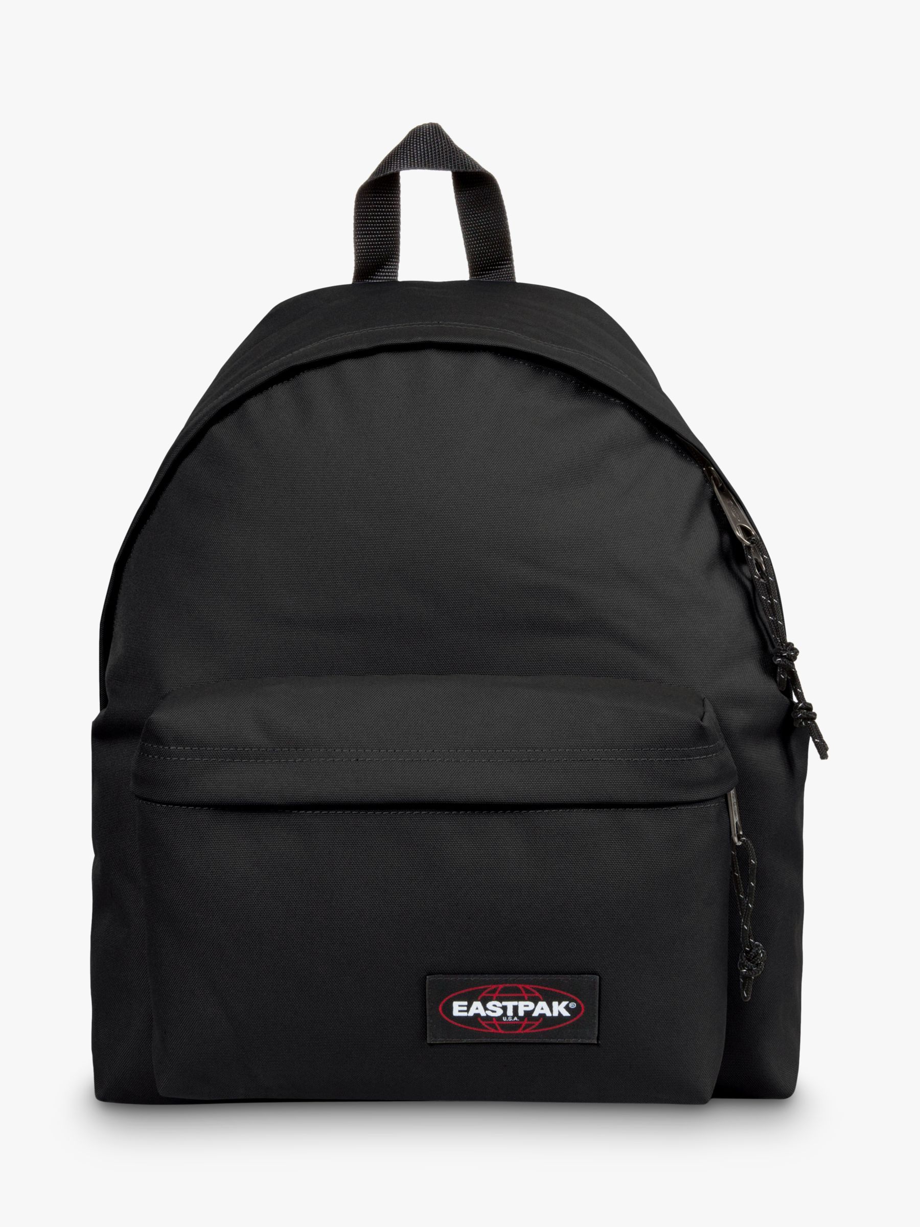 Eastpak Padded Pak'r Backpack, Black at John Lewis & Partners