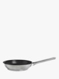 John Lewis & Partners Classic Stainless Steel Non-Stick Frying Pan, 20cm