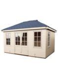 Crane Garden Buildings 3.0 x 4.2m Large Garden Room, FSC-Certified (Scandinavian Redwood), Cream