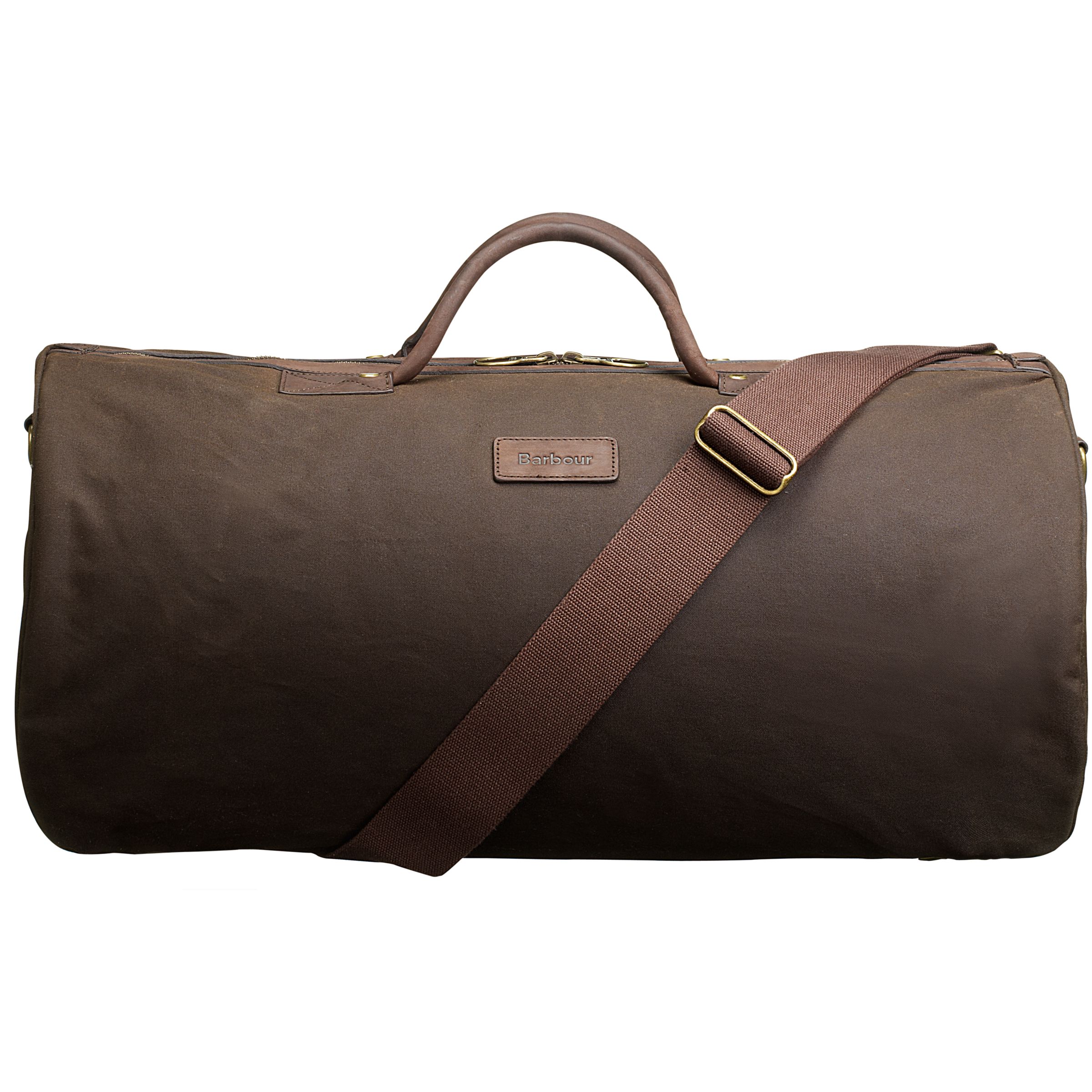Barbour Wax Cotton Holdall, Olive at 