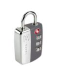 Go Travel TSA Approved Combination Padlock, Assorted Colours