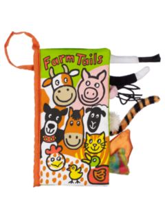 Jellycat Farm Tails Children's Soft Book