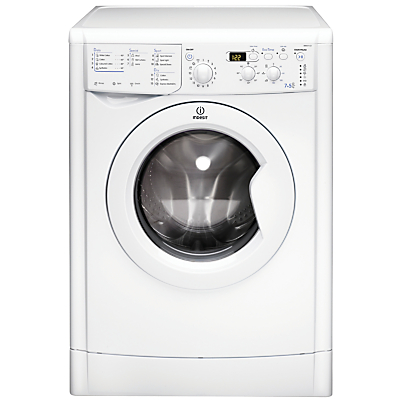 Indesit IWDD7123 Washer Dryer, 7kg Wash/5kg Dry Load, B Energy Rating, 1200rpm Spin, White