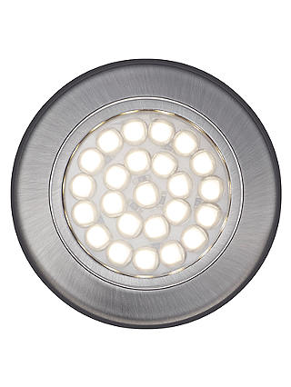 John Lewis Warm LED Circular Flat Under Cabinet Lights, Set of 2