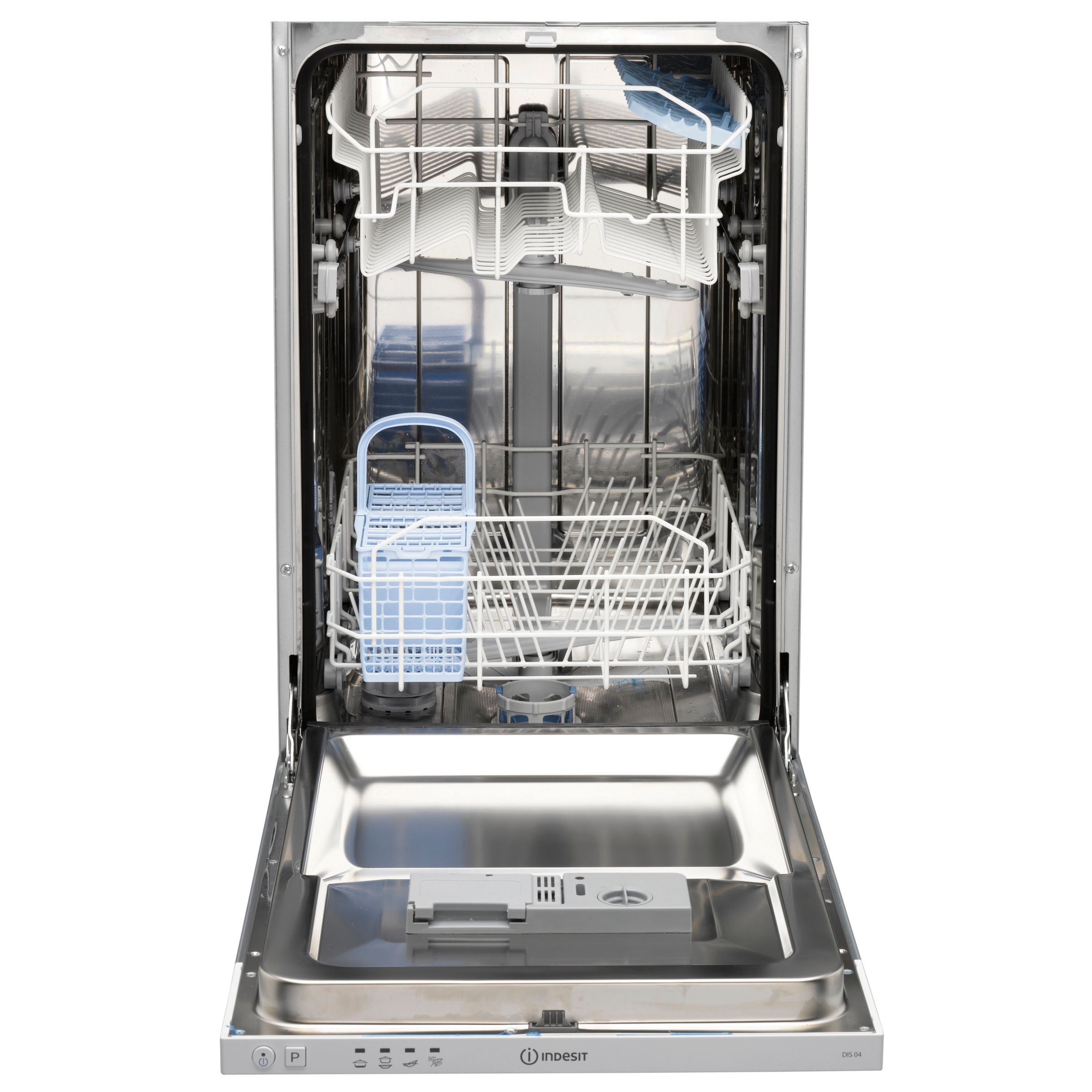 indesit dis04 integrated slimline dishwasher