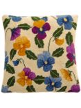 Cleopatra's Needle Pansy Pillow Tapestry Kit
