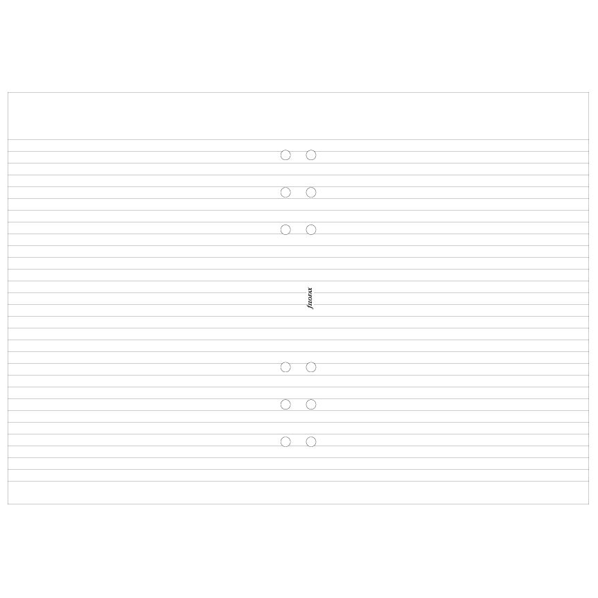 Filofax A5 Inserts White Ruled Notepad At John Lewis Partners