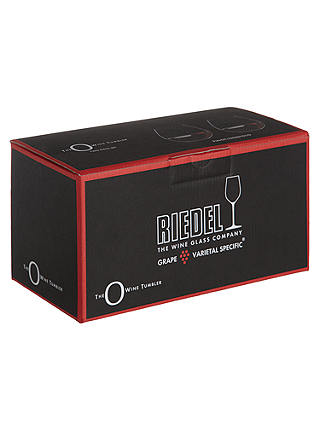 RIEDEL 'O' Stemless Pinot Noir / Nebbiolo Red Wine Glasses, 690ml, Set of 2