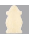 John Lewis Sheepskin Baby Comforter, Ivory