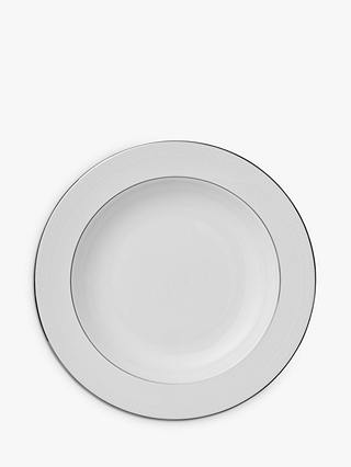 Vera Wang for Wedgwood Blanc sur Blanc Soup Plate, 23cm, White