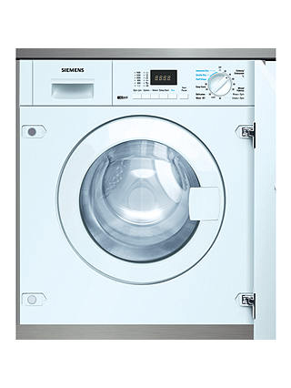 Siemens WK14D320GB Integrated Washer Dryer, 6kg Wash/4kg Dry Load, B Energy Rating, 1400rpm Spin