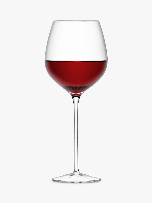 LSA International Wine Collection Red Wine Glasses, Set of 4, 700ml, Clear