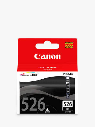 Canon PIXMA CLI-526BK Inkjet Cartridge, Black