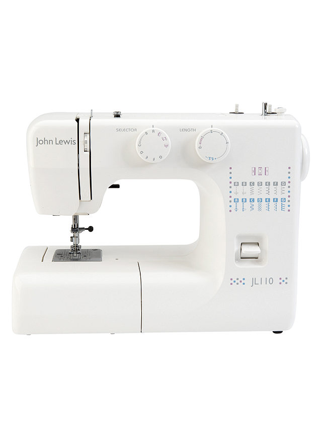 John Lewis JL110 Sewing Machine, White