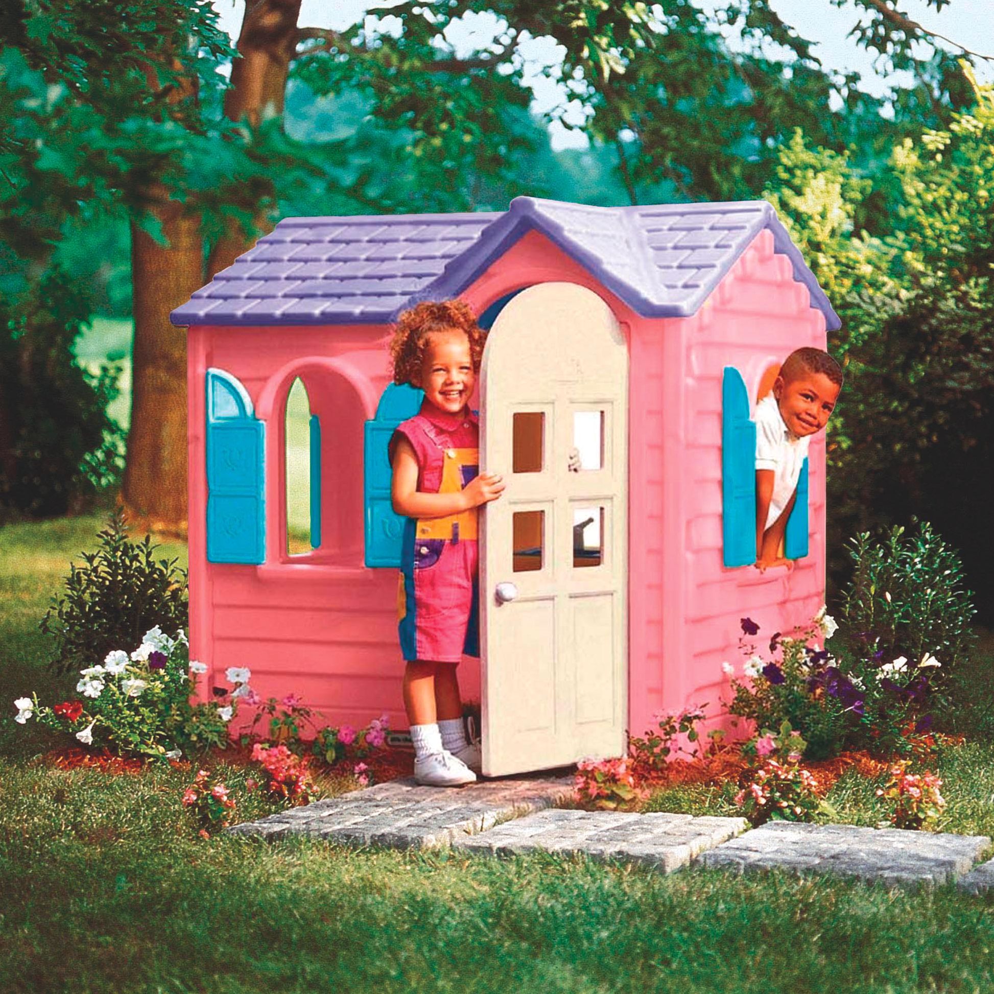 pink little tikes house