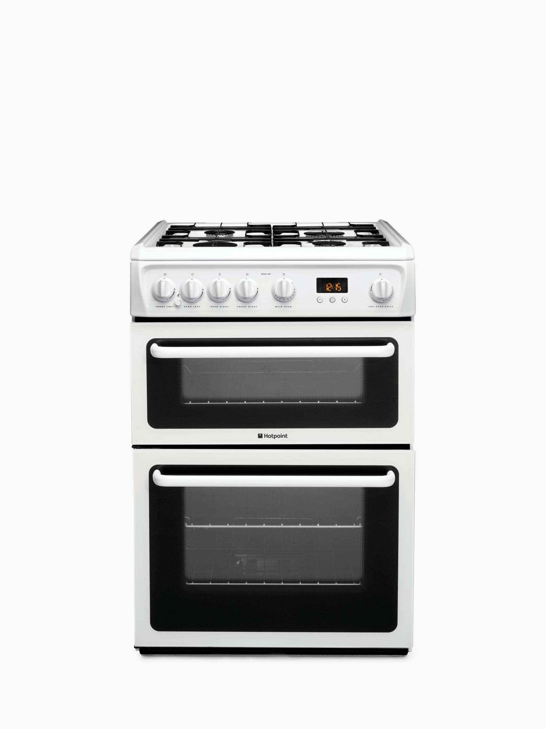 Hotpoint HAG60P Gas Cooker, White