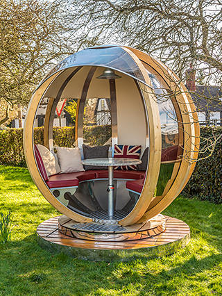 Farmer's Cottage Rotating Sphere 8-Seater Garden Pod