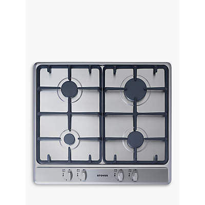 Stoves SGH600C Gas Hob, Stainless Steel