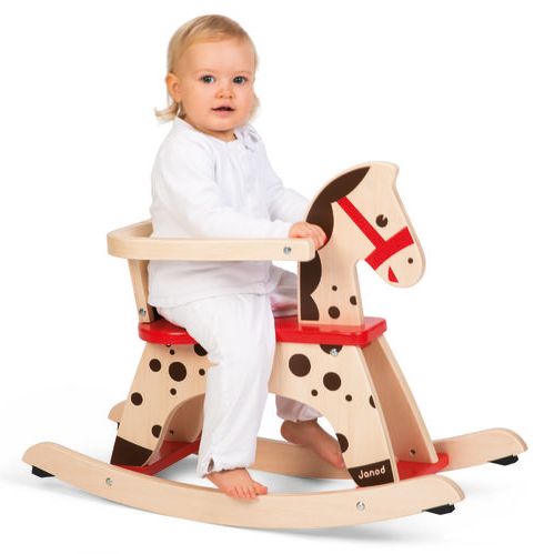 janod caramel rocking horse