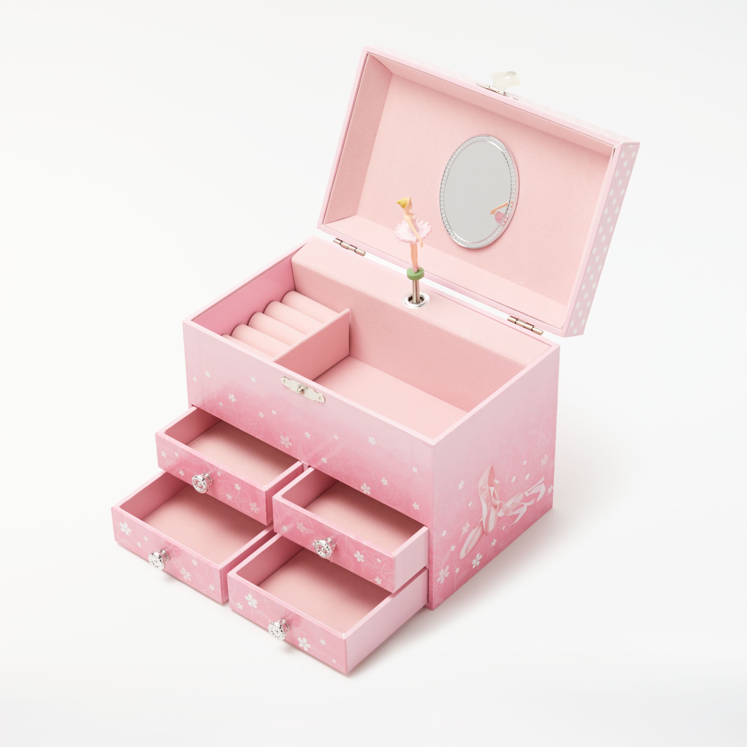 child's music box with ballerina